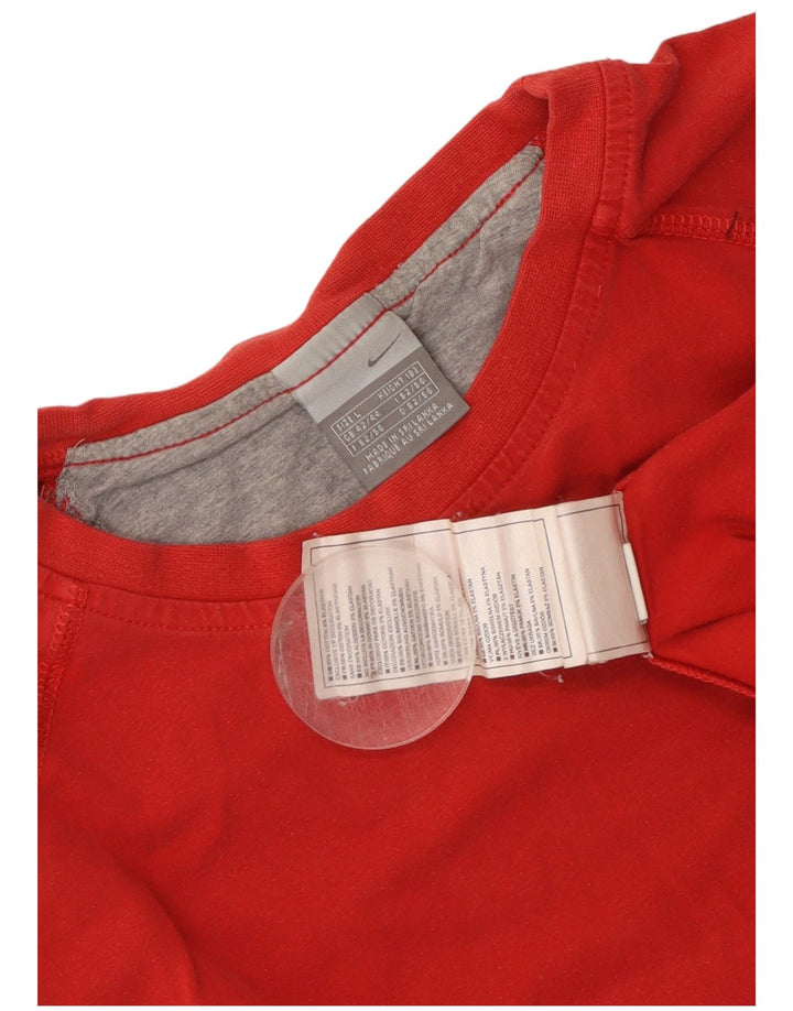 Nike Hommes Débardeur UK 42/44 Grand Rouge Coton