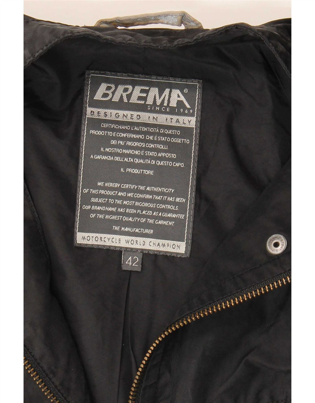 Brema Veste utilitaire graphique pour femme IT 42 Noir moyen