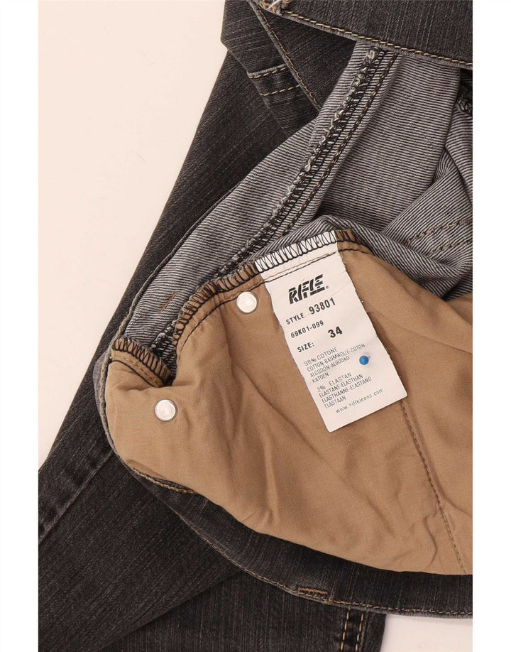 Rifle Jean droit homme W34 L32 gris coton