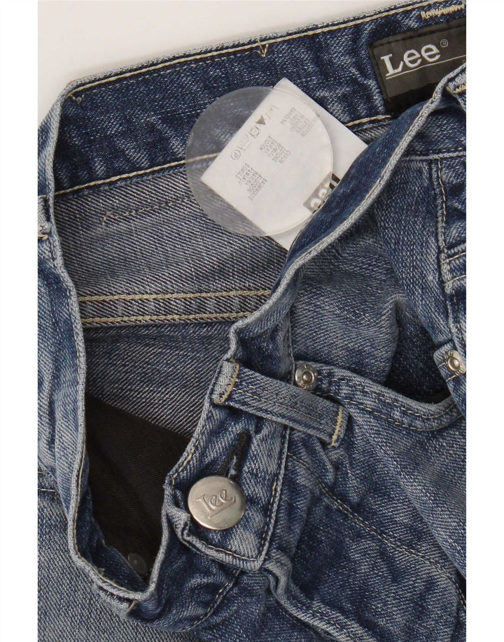 Lee Jean Droit Knox Femme W28 L28 Bleu Coton