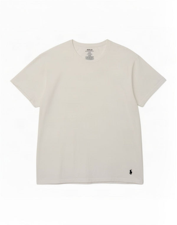 Polo Ralph Lauren T-shirt coupe classique pour hommes, grand coton blanc