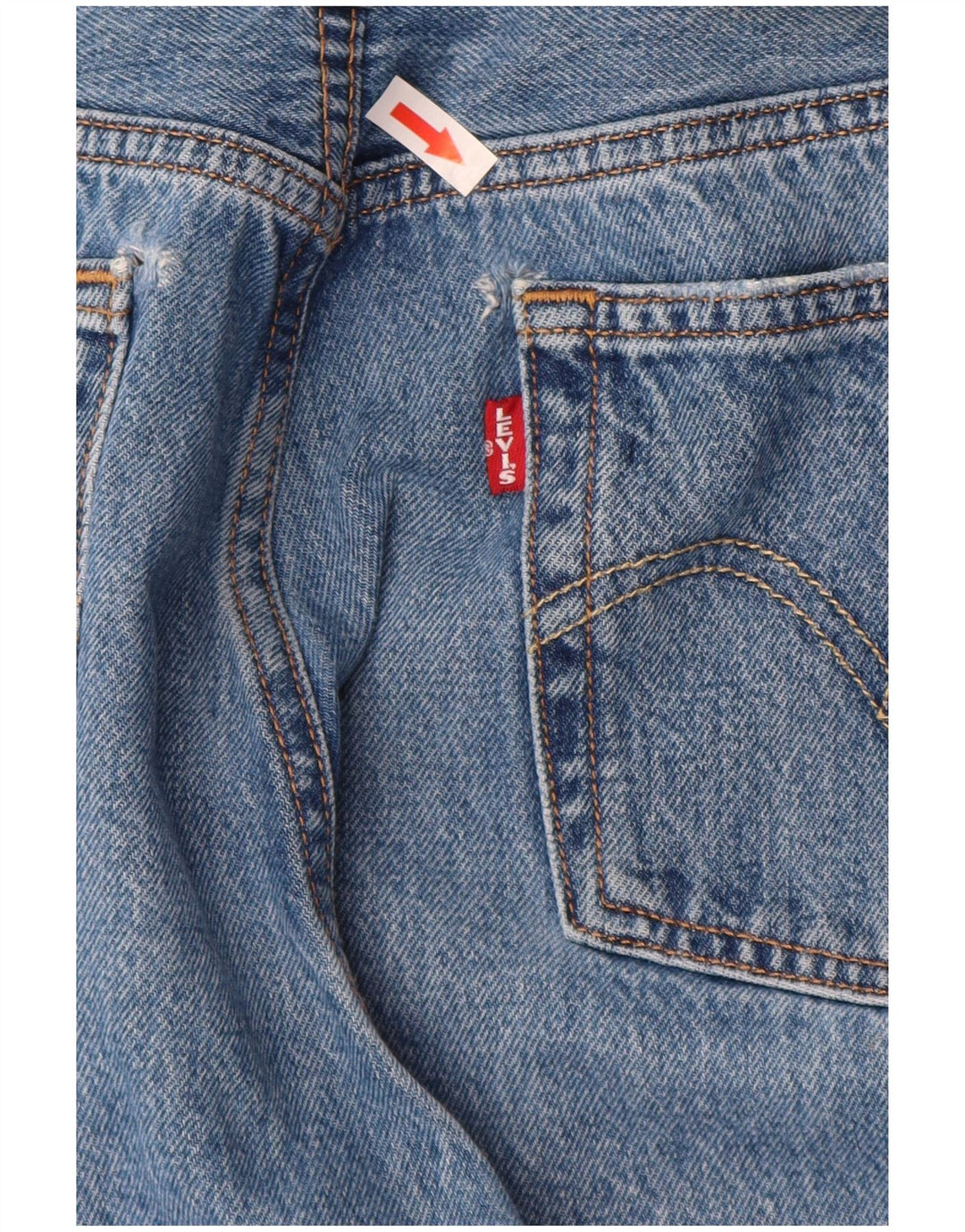 Levi's Jean Droit 501 Femme W30 L30 Bleu