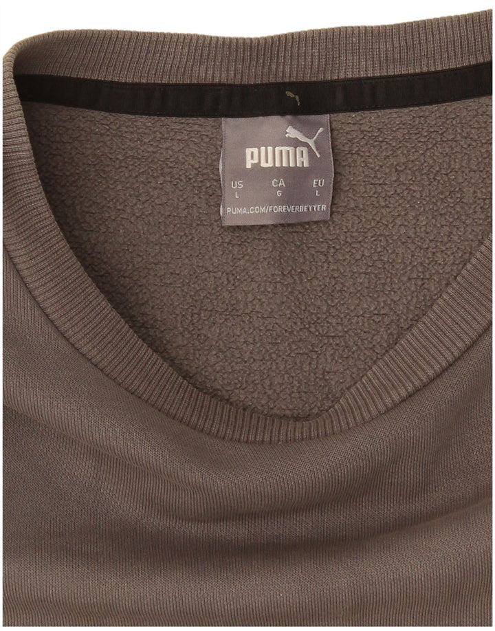 Puma Sweat-shirt pour homme Gris Taille L