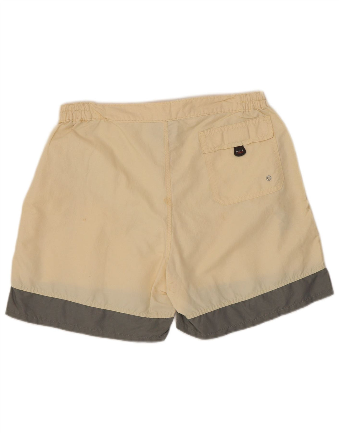 North Sails Short de Bain Graphique Homme Blanc Cassé Moyen Colourblock