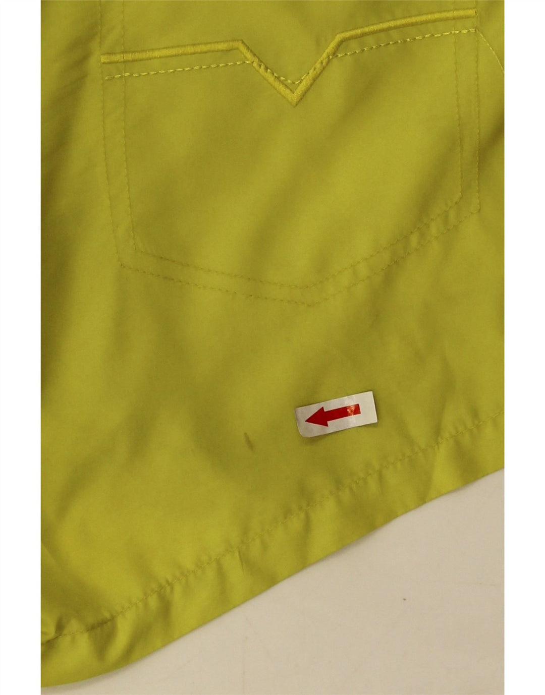 Diesel Short de bain graphique pour femme UK 14 Polyester vert moyen