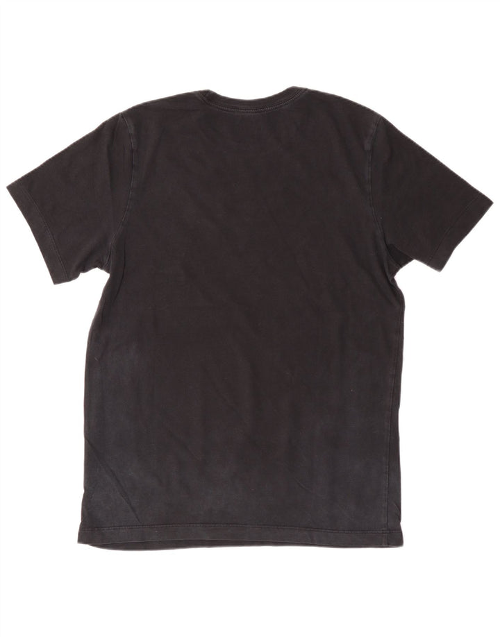 NIKE T-shirt graphique pour homme en coton noir moyen