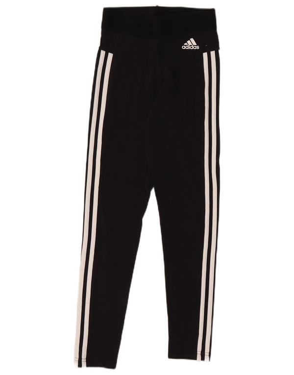 ADIDAS Leggings Femme UK 4/6 XS Noir Coton