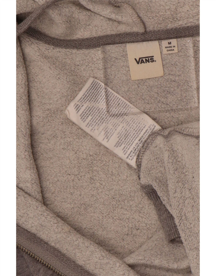 Vans Sweat à Capuche Graphique Zippé Homme Gris Moyen