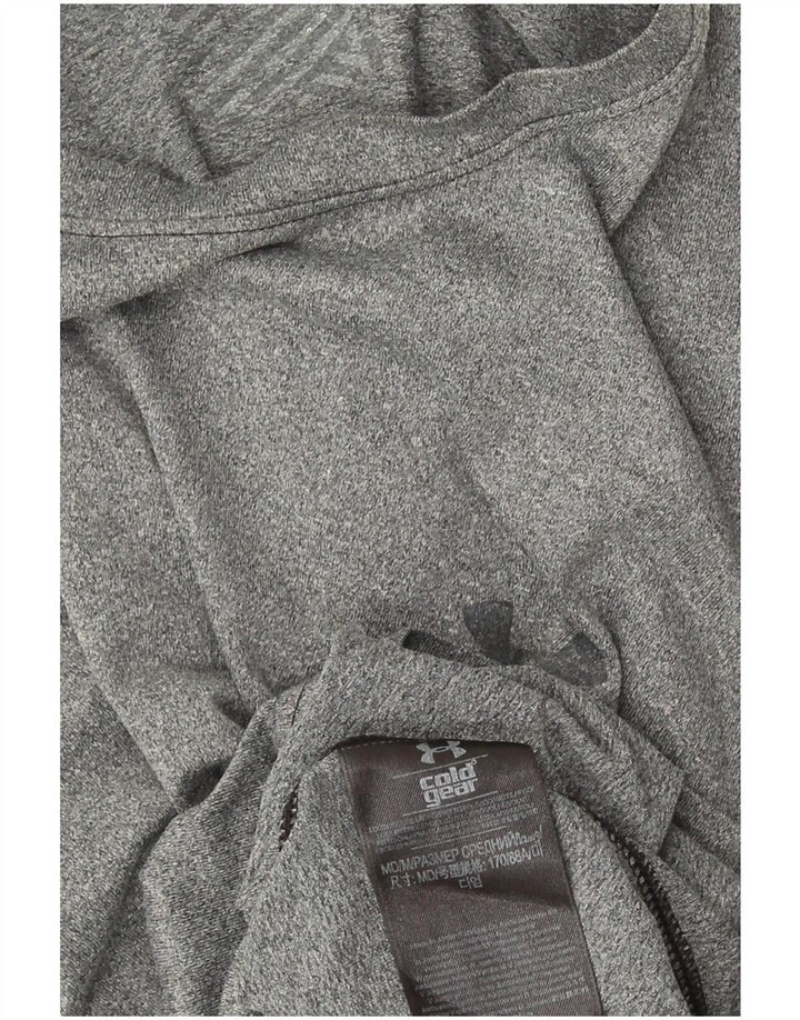 Under Armour Haut Cold Gear Manches Longues Homme Gris Moyen Polyester