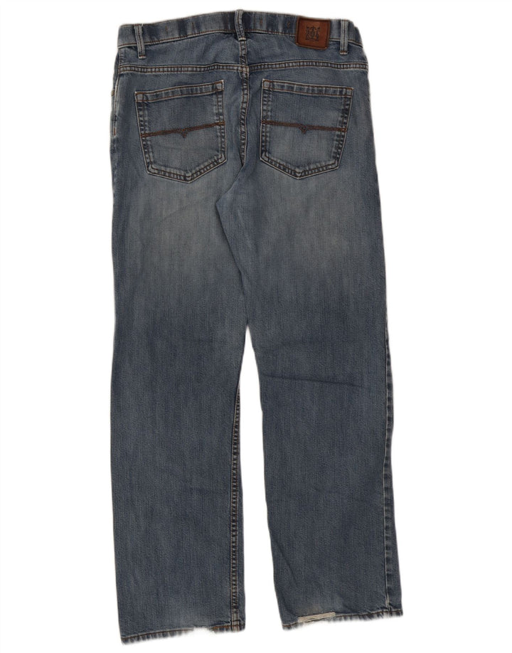 Marks & Spencer Jean droit coupe droite homme W34 L31 bleu coton