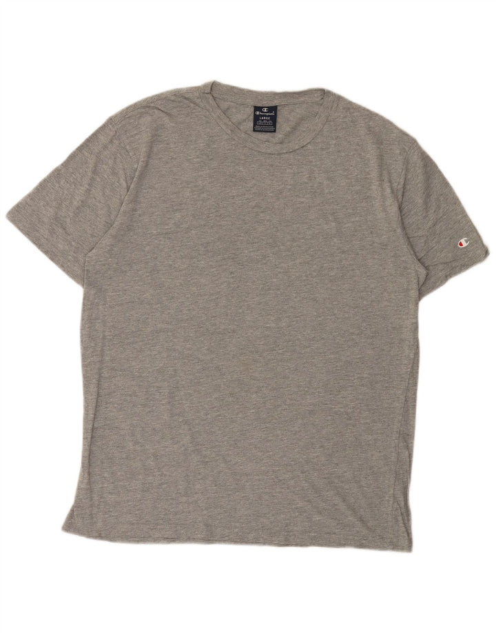 Champion T-Shirt Homme Haut Large Gris Moucheté