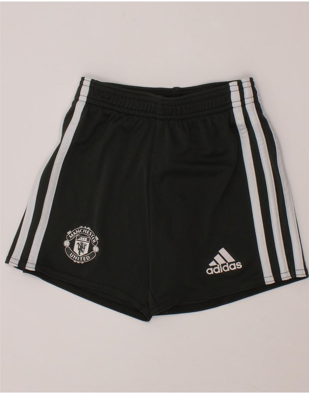 ADIDAS Short de sport Manchester United pour garçon 3-4 ans Noir Polyester