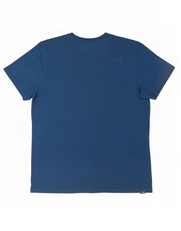 The North Face T-shirt graphique pour hommes, grand, bleu, coton