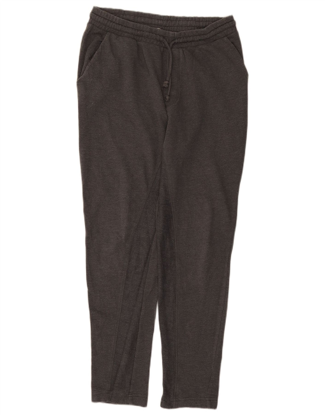 Zara Pantalon Coupe-Vent Femme UK 12 Coton Gris Moyen