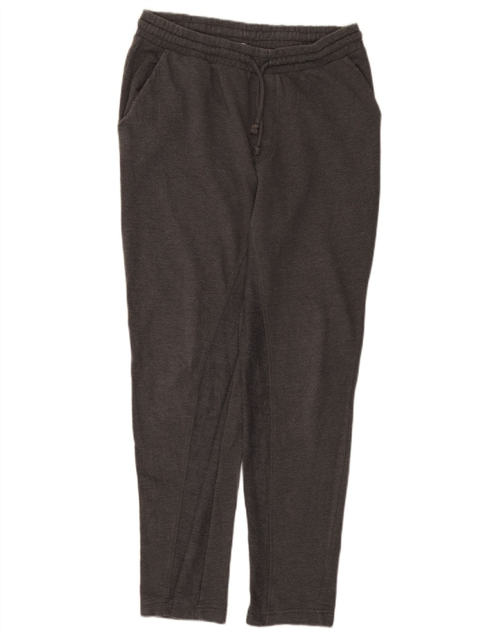 Zara Pantalon Coupe-Vent Femme UK 12 Coton Gris Moyen