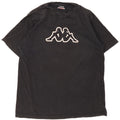 Kappa T-Shirt Graphique Homme Noir Moyen Coton