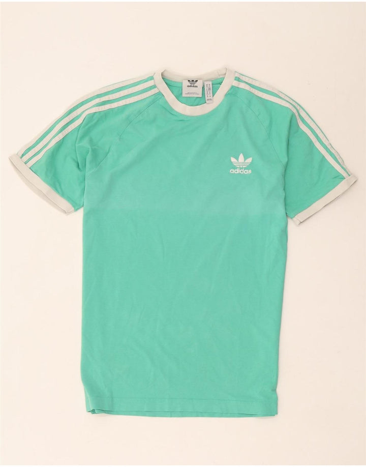 Adidas T-Shirt Homme Vert Moyen Coton
