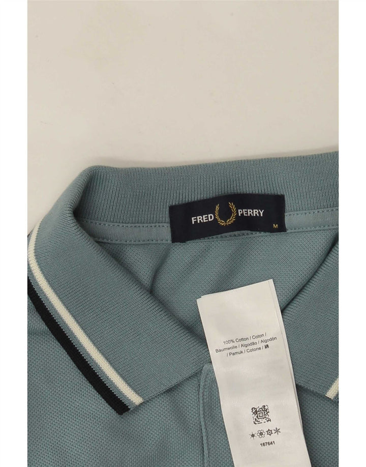 Fred Perry Polo Homme Bleu Moyen Rayé Coton