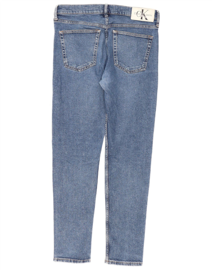 Calvin Klein Jean Slim Homme W33 L32 Bleu Coton