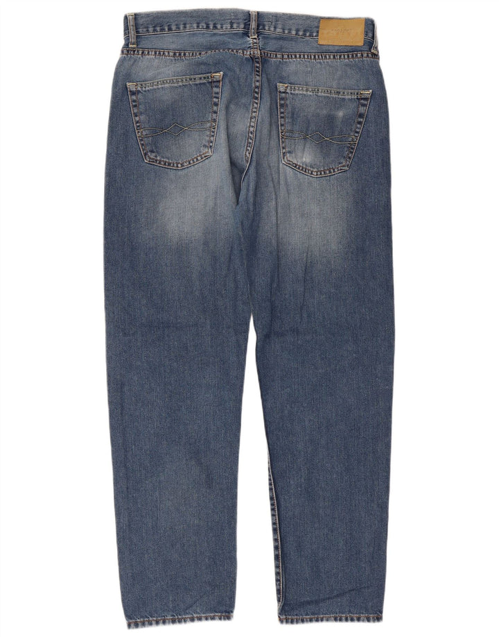 Zara Jean droit pour homme EU 44 Large W34 L29 Bleu