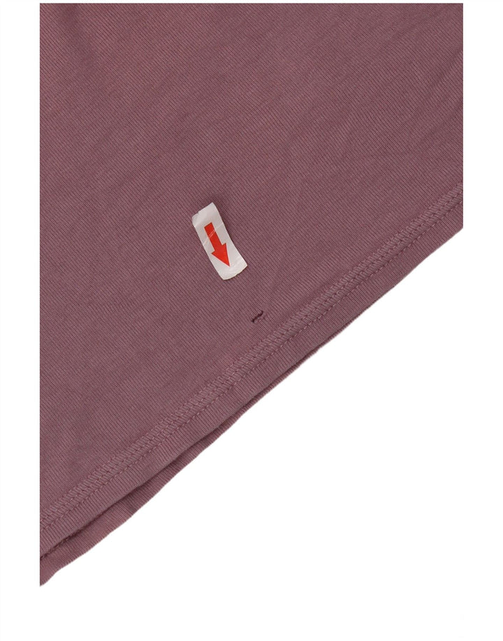 Benetton Haut à manches longues pour femme UK 12 Violet moyen