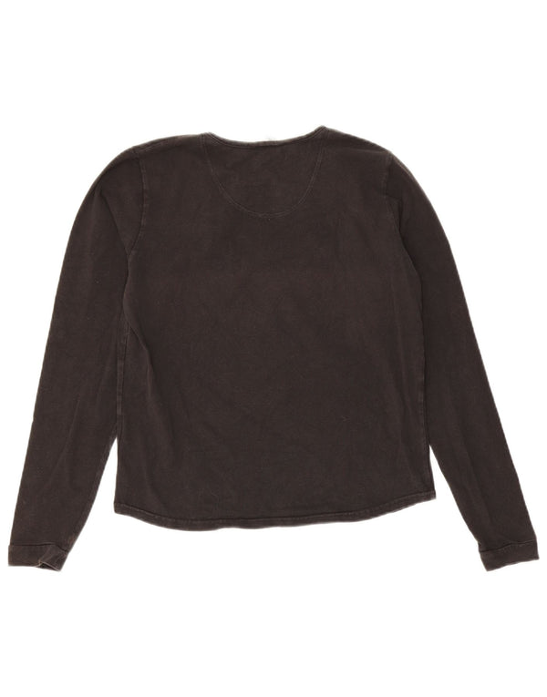 Nike Haut à manches longues pour femme US 4/6 Small Noir Coton