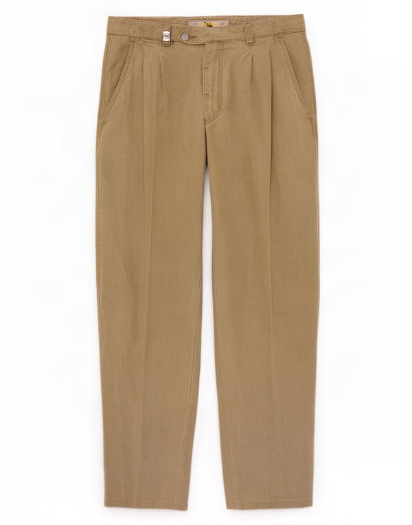 Camel Active Pantalon Chino Pegged Homme IT 48 Medium W30 L30 Coton Kaki