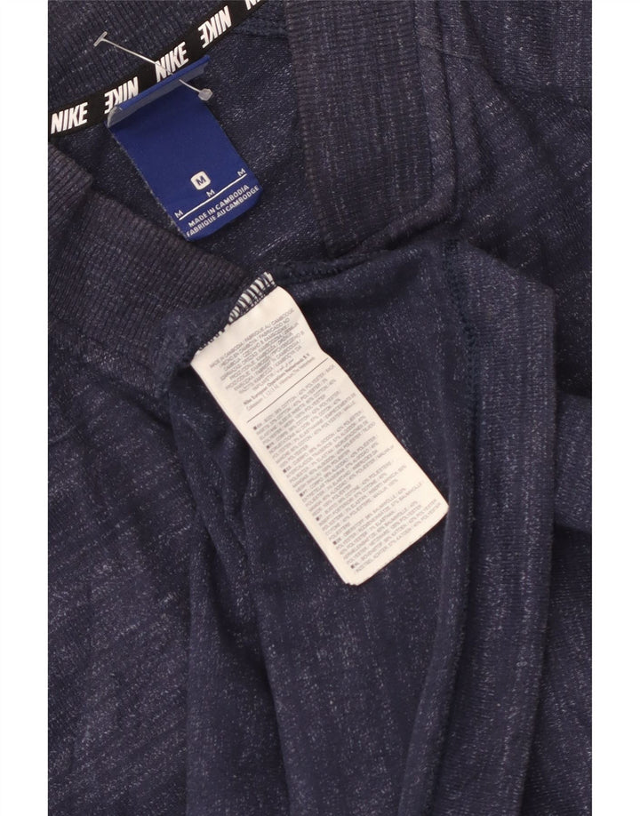 Veste de survêtement Nike pour homme en coton moucheté bleu marine moyen