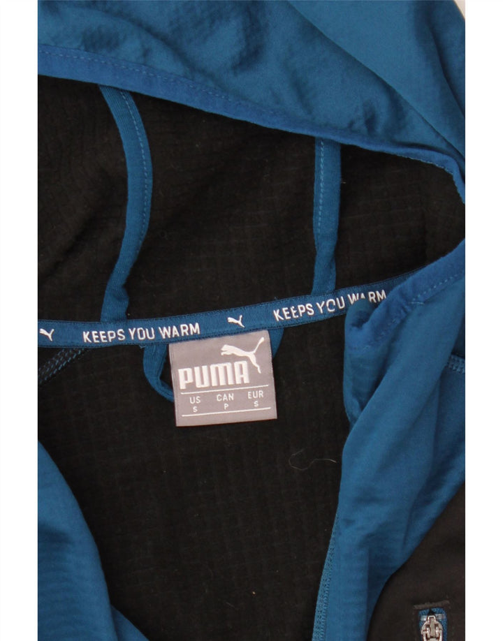 Puma Sweat à Capuche Zippé Homme Small Bleu Colorblock