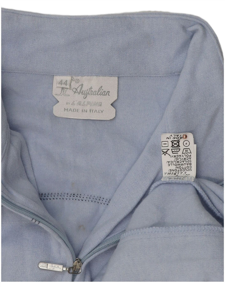 AUSTRALIAN L'ALPINA Veste de survêtement pour femme IT 44 Bleu moyen rayé