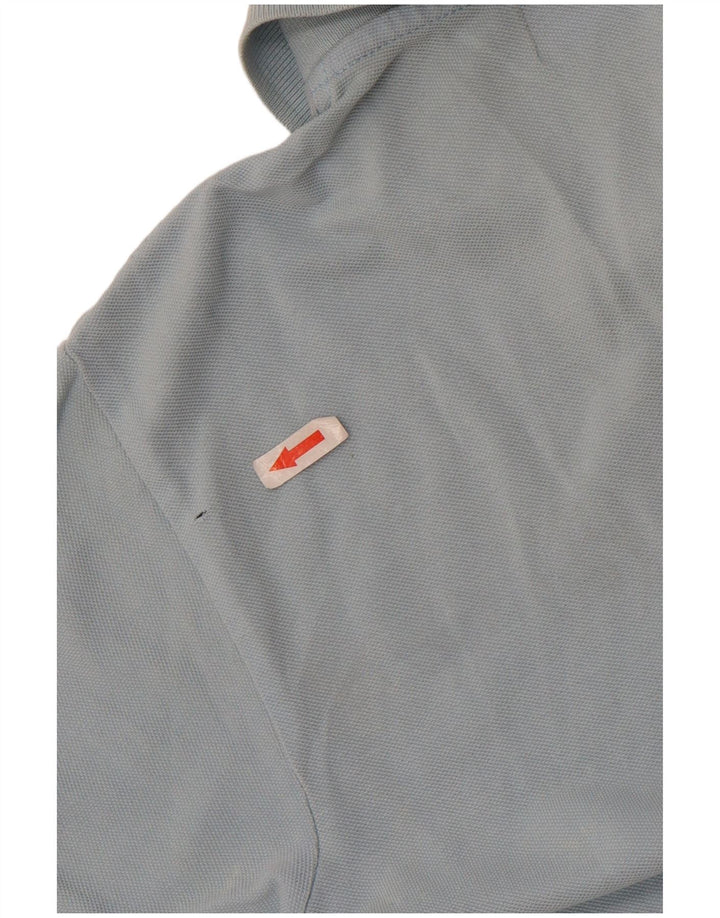 Kappa Polo Femme UK 12 Bleu Moyen Coton