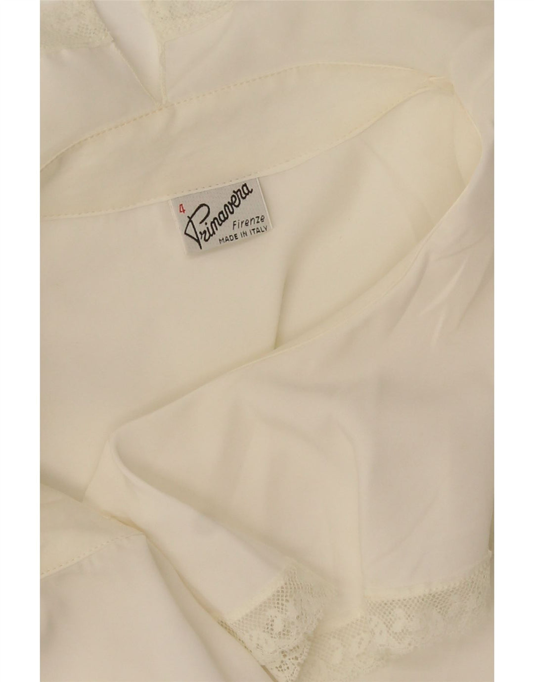 Primavera Firenze Chemisier surdimensionné pour femme UK 16 Large Blanc Polyester