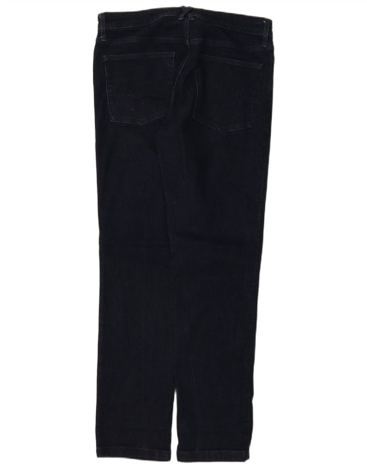 Jean droit White Stuff pour femme UK 12 Medium W32 L30 Bleu marine Coton