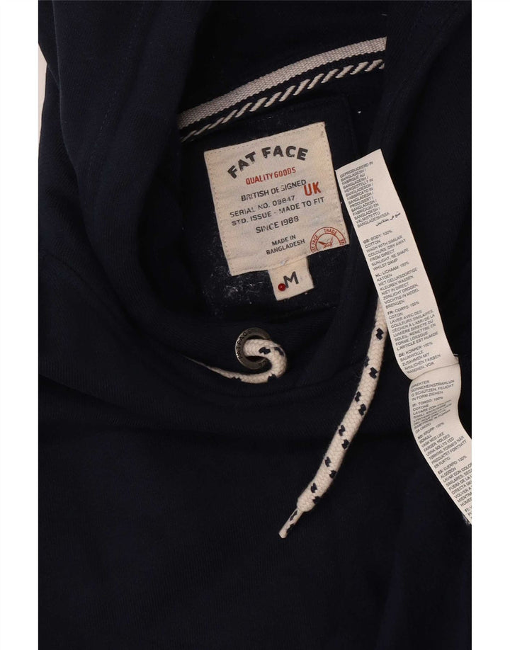 Fat Face Pull à capuche pour homme en coton bleu marine moyen