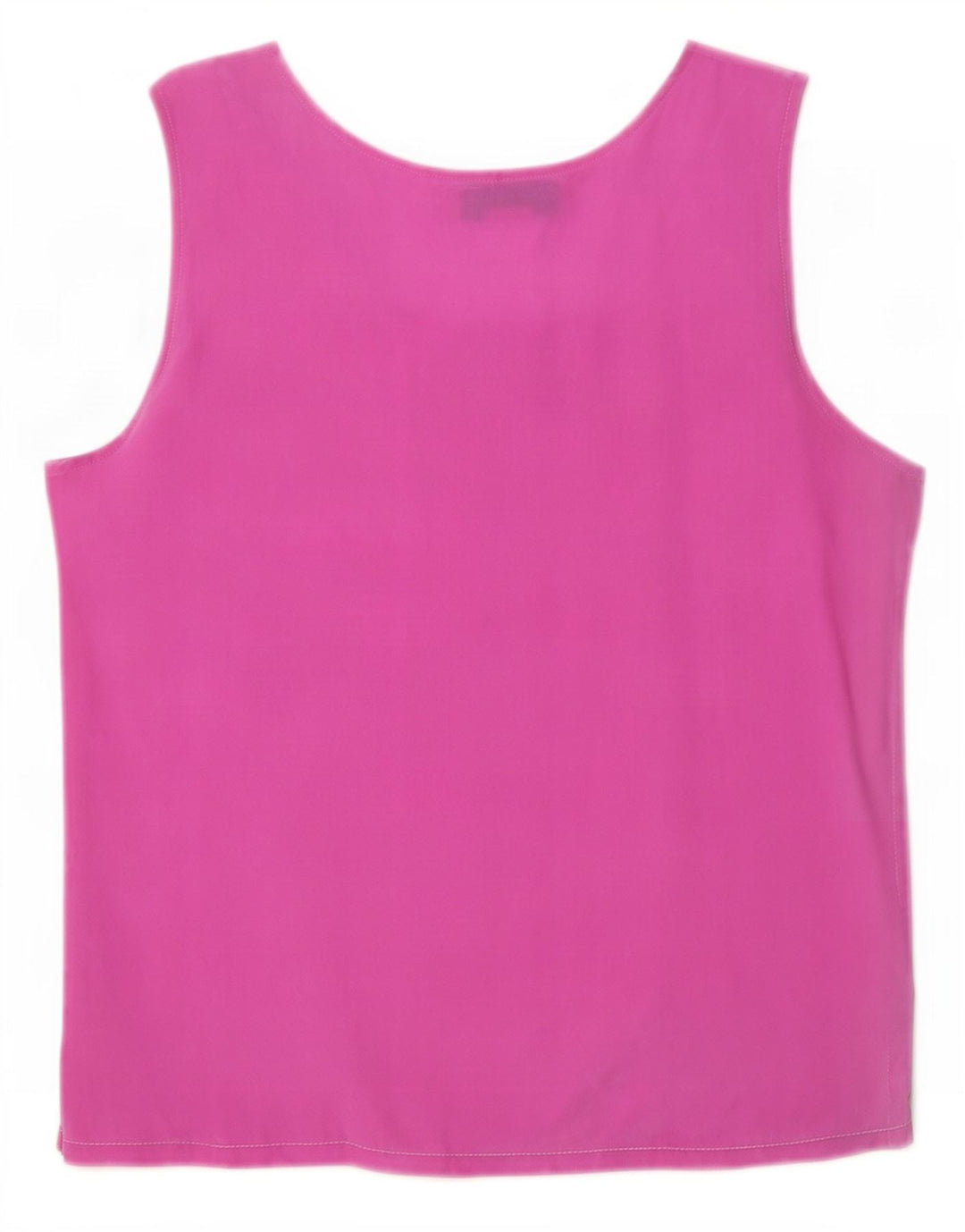 Blunauta Femme Chemisier Sans Manches Top IT 46 Grande Soie Rose