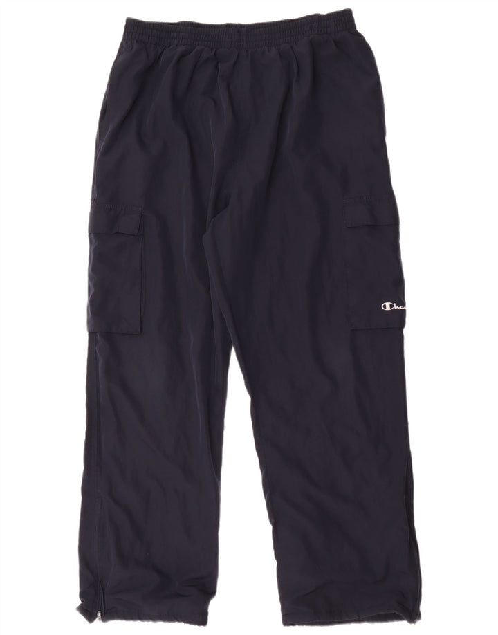 Champion Pantalon Cargo Coupe-Vent Homme Bleu Marine Large