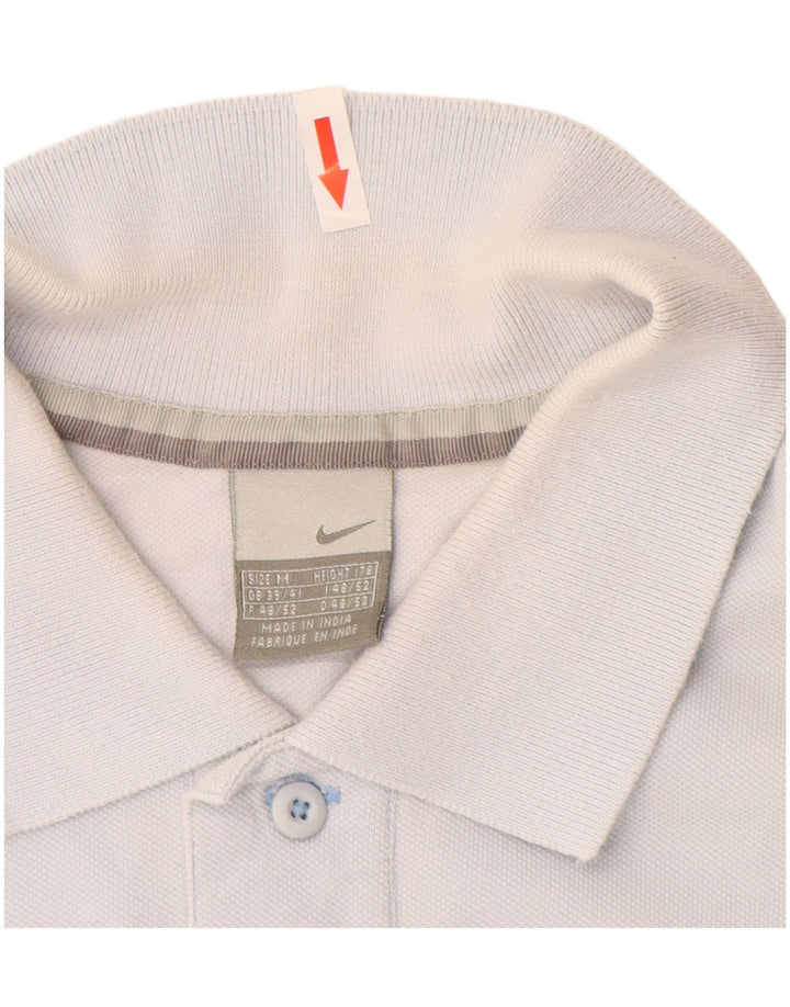 Polo Nike Homme UK 39/41 Bleu Moyen Coton