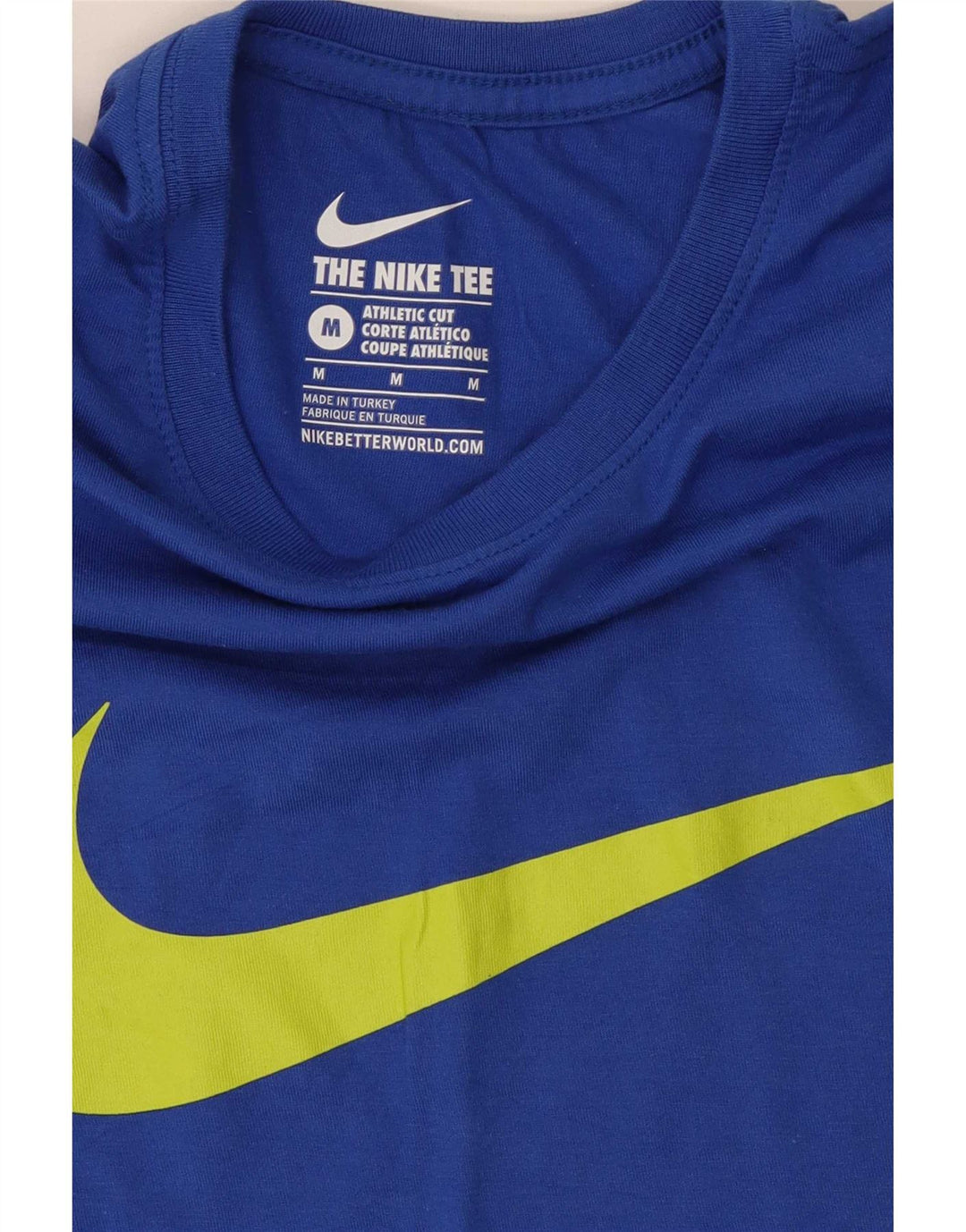 Nike T-Shirt Graphique Coupe Athlétique Homme Bleu Moyen