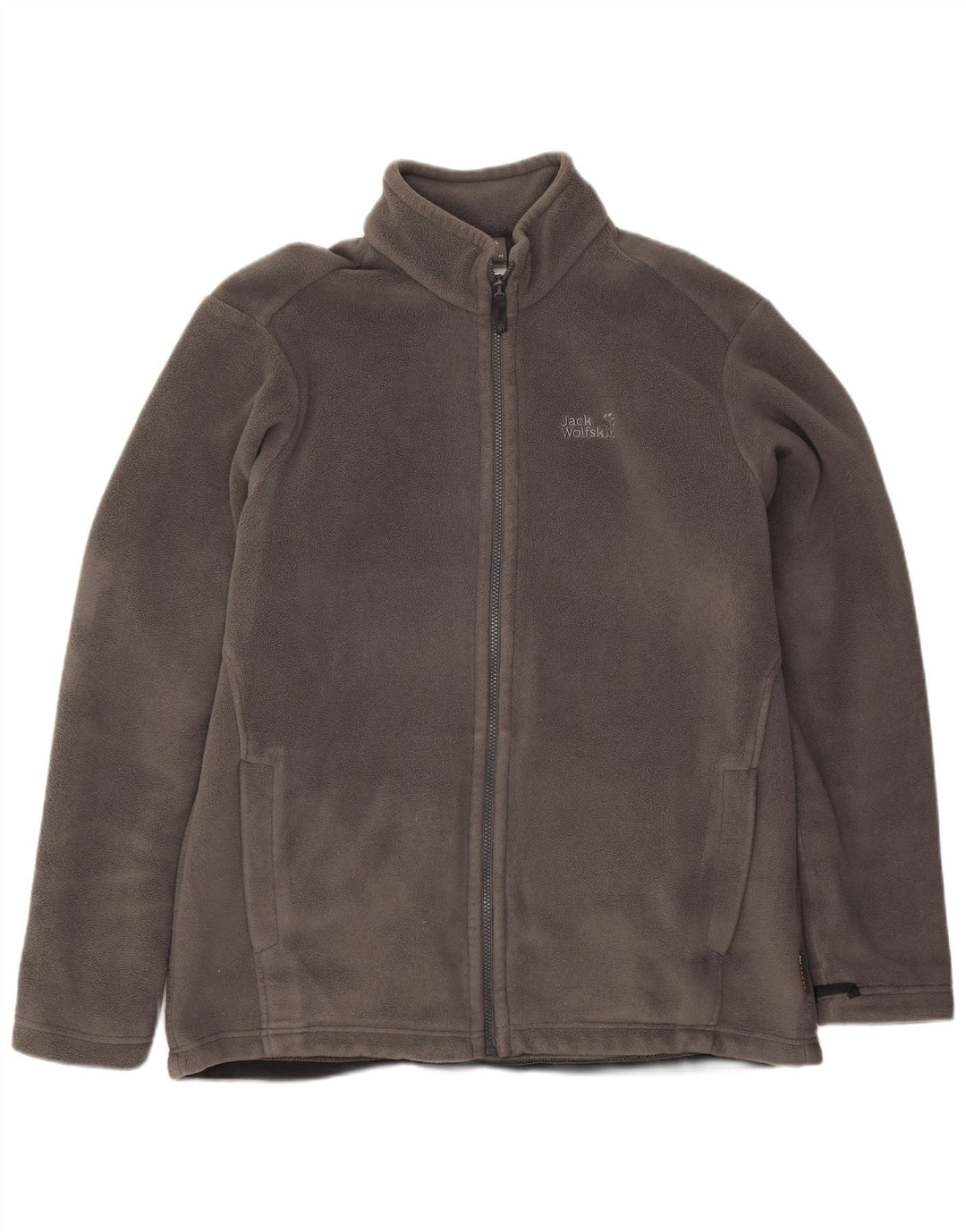 Jack Wolfskin Veste polaire doublée pour homme UK 44/46 XL Gris Polyester