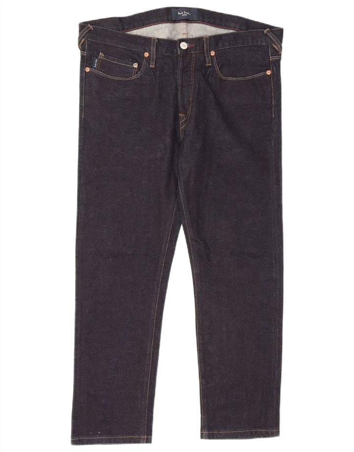 PAUL SMITH Jean droit homme W32 L25 bleu marine coton