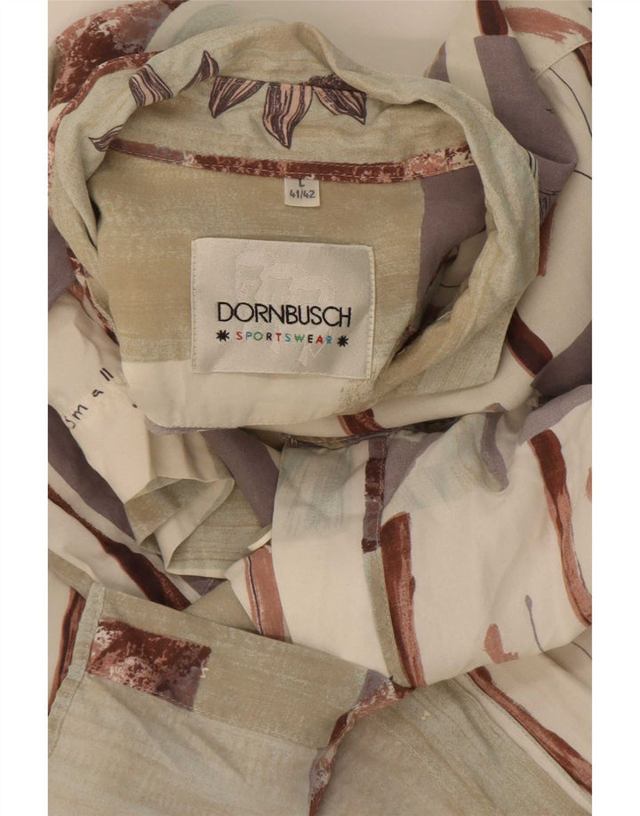 Dornbusch Chemise à manches courtes pour homme Taille 41/42 Grand patchwork multicolore