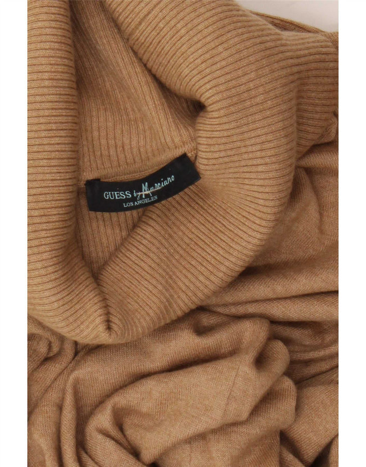 Guess By Marciano Pull col roulé pour femme UK 14 Marron moyen