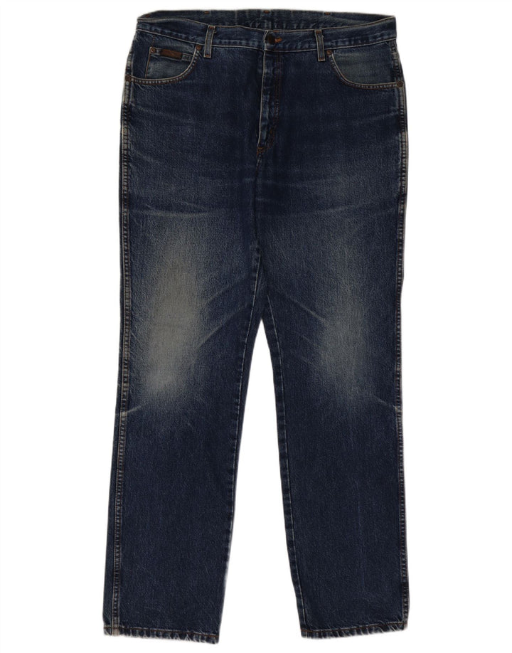 Wrangler Jean Droit Texas Homme W38 L34 Bleu Coton