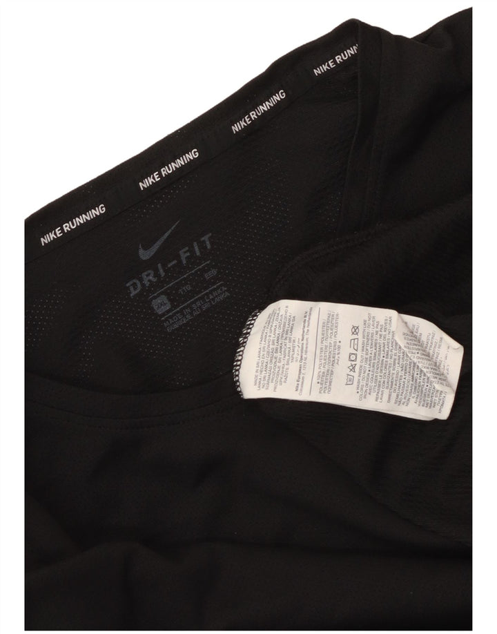 Nike Hommes Dri Fit T-Shirt Haut 2XL Noir Polyester