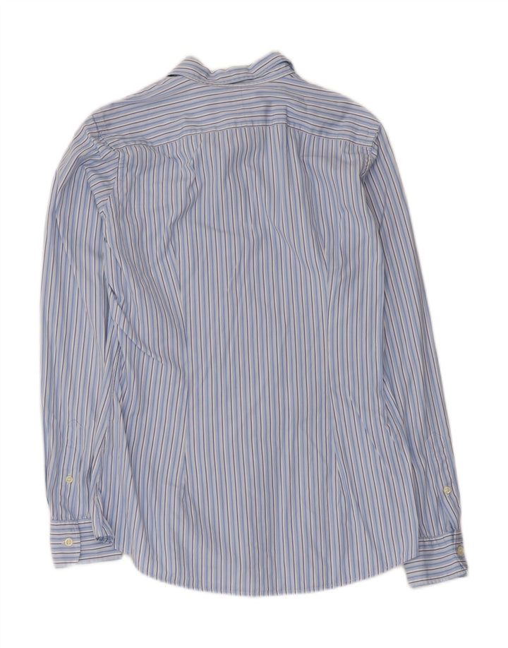 Ralph Lauren Chemise Femme US 8 Coton Rayé Bleu Moyen