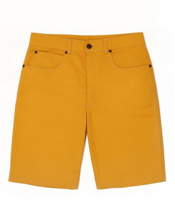 Fiorucci Short décontracté pour homme Medium W31 Jaune Coton