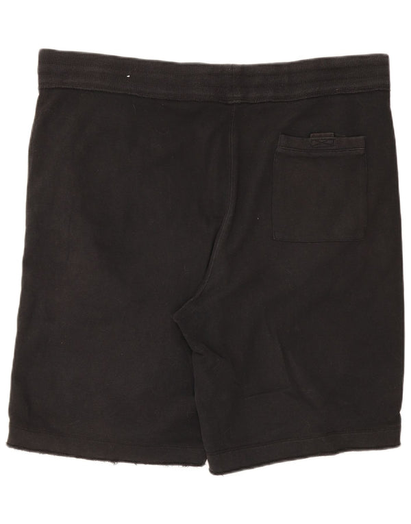 Aeropostale Short de Sport Graphique Homme XL Coton Noir