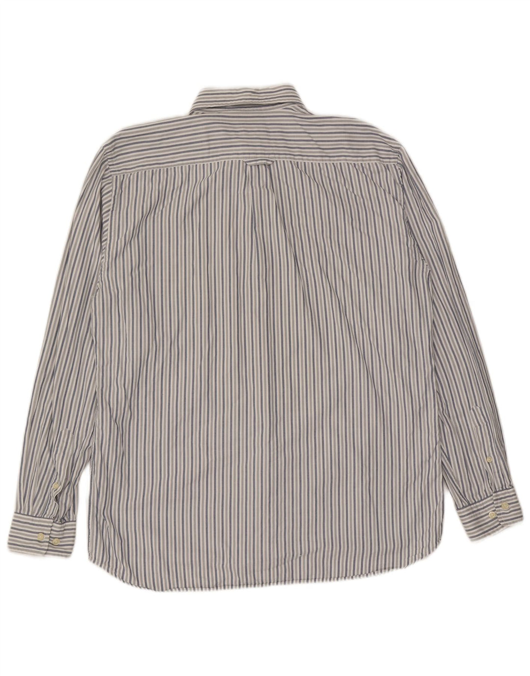 Gant Chemise Homme Bleu Moyen Rayé Coton