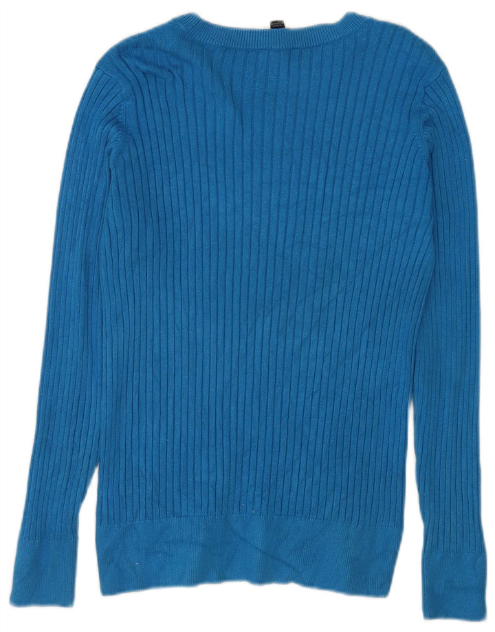 M&Co Pull col bateau pour femme UK 10 Petit Bleu