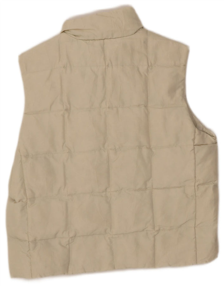 MURPHY & NYE Gilet rembourré pour femme UK 44 Medium Off White Polyamide